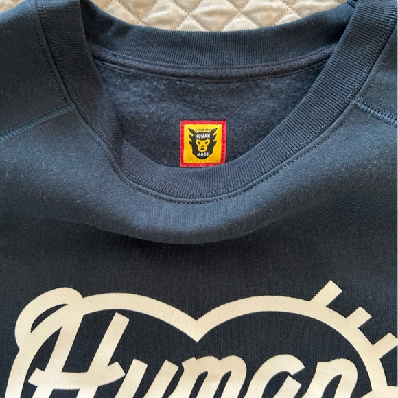Human Made Navy Blue Crewneck NWOT!!! GREAT DEAL!!! - Picture 3 of 5
